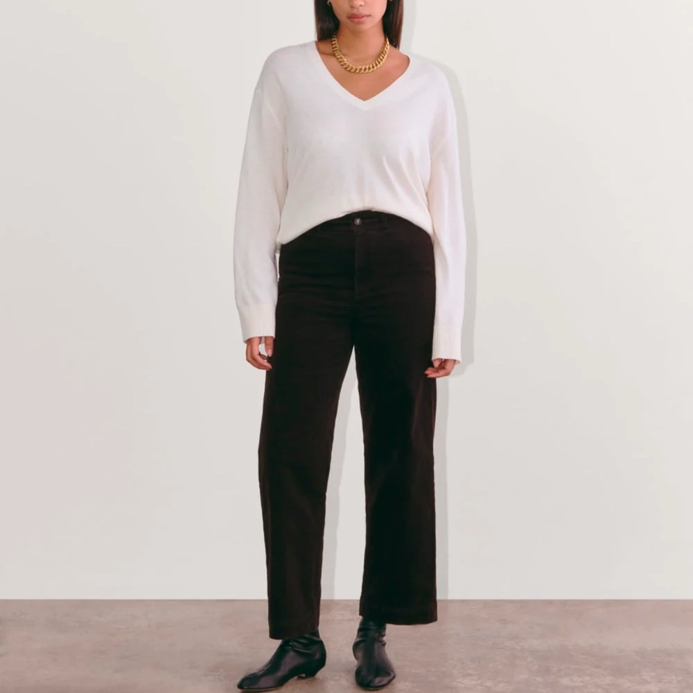 EVERLANE the sailor pants corduroy black size‎ 6